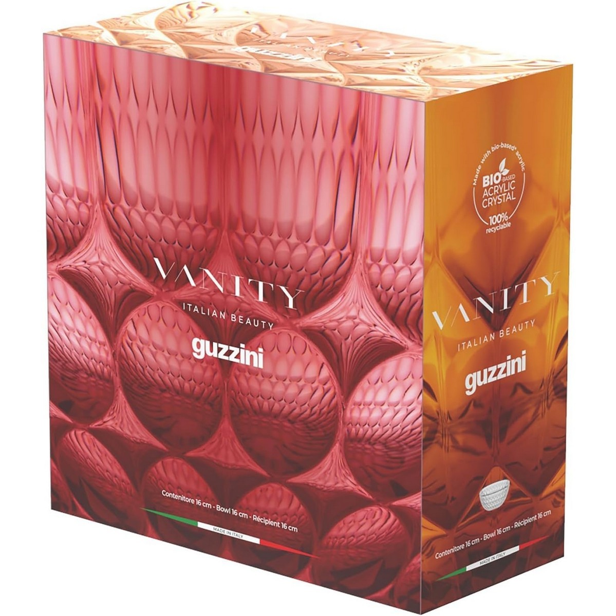 Acquista online Guzzini Vanity ciotola contenitore L Ø16 x H 7 cm rosa Flamingo 129716AR35 Guzzini